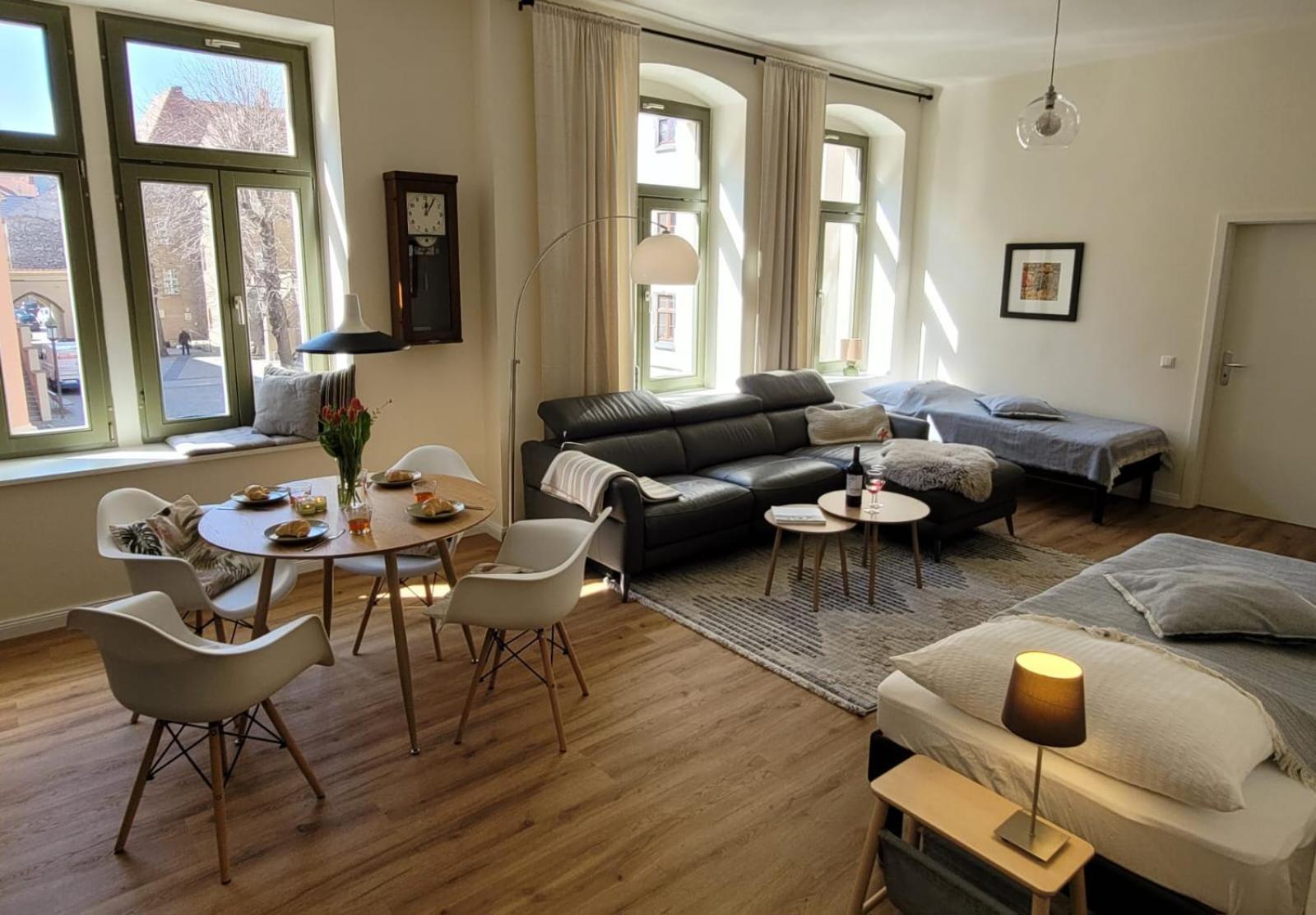 Cosel Apartment Altstadt Radfahrer Balkon Meißen Buitenkant foto