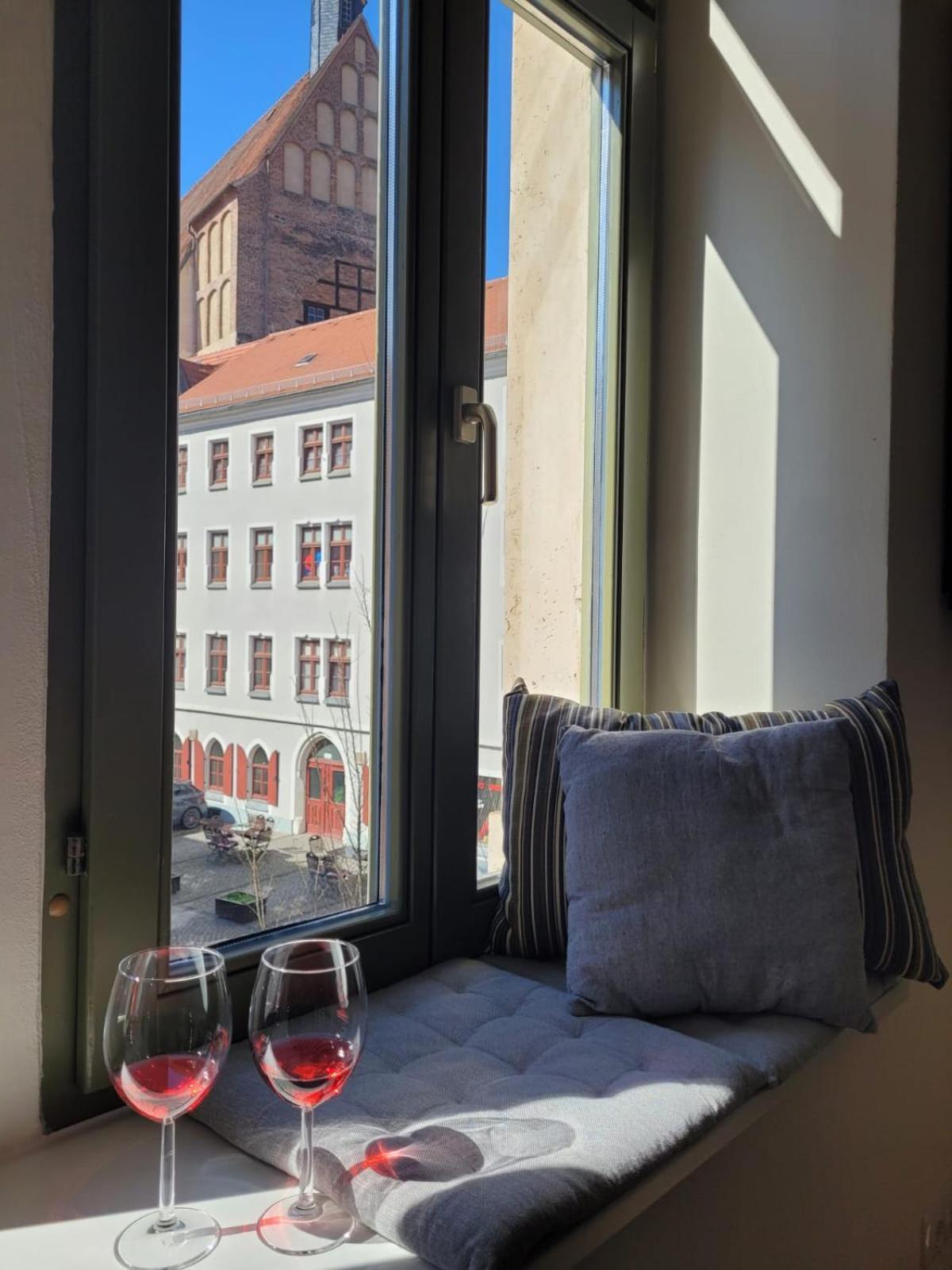 Cosel Apartment Altstadt Radfahrer Balkon Meißen Buitenkant foto